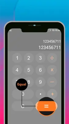 Calculator android App screenshot 1